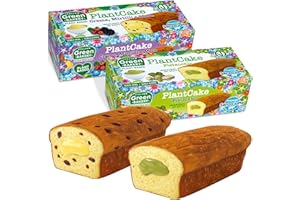 ITALIAN GREEN BAKERY PlantCake Duo – Crema ai Frutti di Bosco + Crema al Pistacchio, 2 x 400 g – Dolci Vegani con Lievito Madre, Senza Burro e Senza Uova, Made in Italy