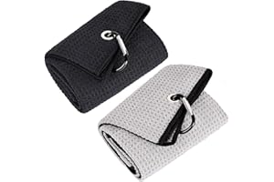 Mile High Life Asciugamano da golf | Asciugamani a nido d'ape pieghevole | Tessuto in microfibra di alta qualità | con moschettone resistente