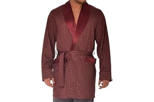 R REVISE Revise RE-503 Całoroczny lekki szlafrok męski – krótki – bonżurka