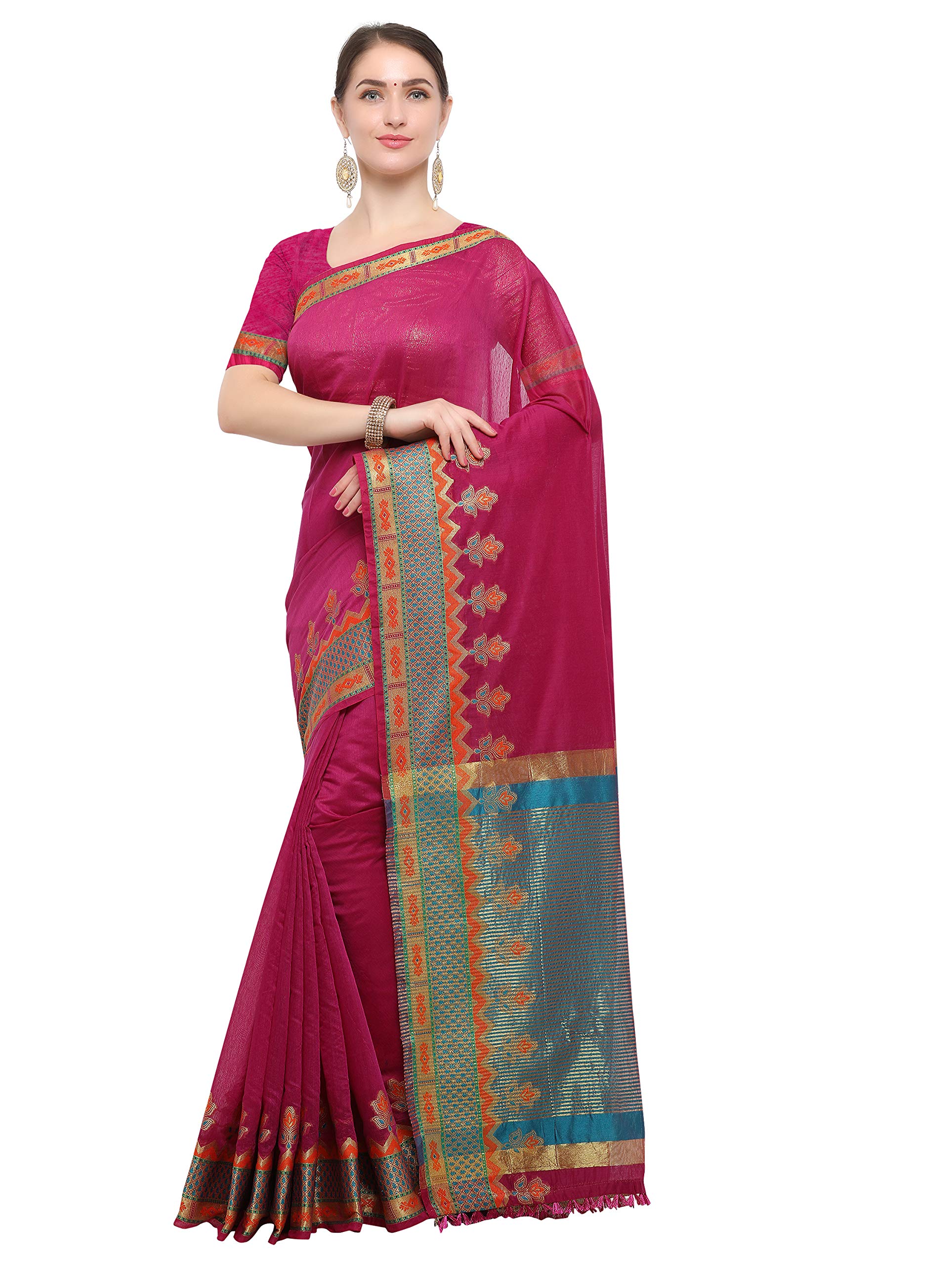 Pisara Women Kanjivaram Silk Cotton 