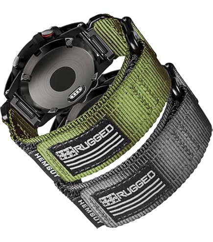 Bandletic Nylon Armband 22mm - QuickFit Sport Armband Für Garmin Fenix 6/7/8