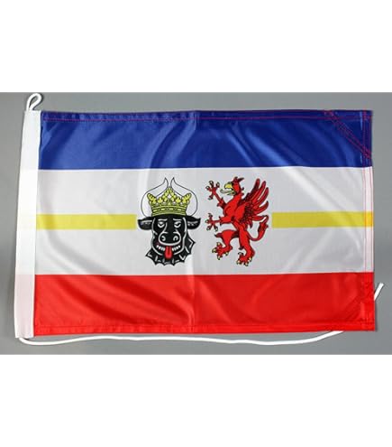 La Palma Flagge 30x45 Cm | Bootsflagge Premium Polyester | Wetterfest & UV-beständig