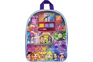 Rainbow High - Townley Girl El juego de bolsas de maquillaje cosmético incluye brillo de labios, esmalte de uñas y accesorios para el cabello para niñas, mayores de 3 años.