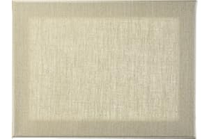 Honsell 18340 - Keilrahmen Naturelle, 100 Prozent Reinleinen, mit geschlossener Gewebestruktur, ca. 30 x 40 cm, rückseitig auf Leistenprofil aus Kiefernholz geklammert, Beige