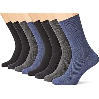 Lot De 10 Paires Chaussettes Diabétiques Sans élastique Et Sans Couture - Coton, Confortables Pour Homme Et Femme