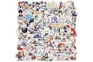 LANSEEDE Genshin Impact Game naklejki winylowe na laptopa, zderzak, deskorolka, butelka z wodą, komputer, na telefon, 100 sztuk