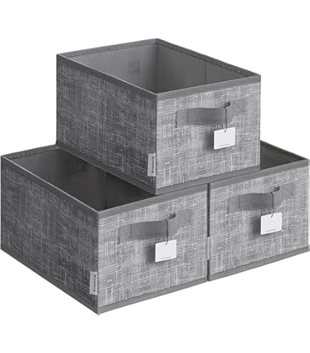 Aprilo® Set van 4 opbergdozen met deksel, opvouwbaar, opbergdozen met