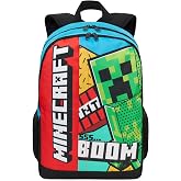 Get Trend Minecraft Large Children's Backpack, 46 cm Adjustable School Backpack, Large Capacity for School Travel and Leisure