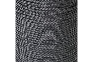 SAVAGE ISLAND Army Military Paracord Reel 3mm Basha Tent Bivi Camping Guy Rope Para Cord (Grey, 50ft)