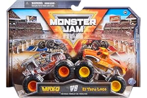 Monster Jam - Original Zweier-Pack mit Max-D und El Toro Loco - authentischen Monster Trucks im Maßstab 1:64
