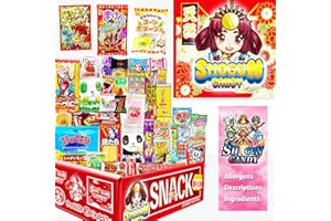 SHOGUN CANDY 40 pcs Japanese Snacks Mystery Box, Japanese Sweets, Popin Cookin Snack Boxes, Kawaii Amaterasu