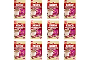 Kenco 3 in 1 Smooth White Instant Coffee with Sugar Sachets x8 (Pack of 12, Total 96 Sachets)