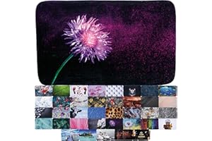 ‎SANILO Sanilo Badteppich, viele schöne Badematten zur Auswahl, Badvorleger sehr weich und rutschfest, waschbar und schnelltrocknend (Purple Dust, 70 x 110 cm)