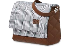 ABC-DESIGN ABC Design Wickeltasche Urban Fashion Edition - Crossbody Bag mit Baby Zubehör – Messenger Bag - großes Hauptfach - breiten Schultergurt - Polyester - Farbe: smaragd