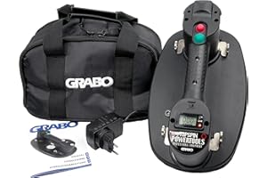 Werkmax Akku Vakuum Saugheber Nemo Grabo Pro digital - im Set mit Tasche | selbst nachsaugend (A: GraboPro DSP in Tasche)