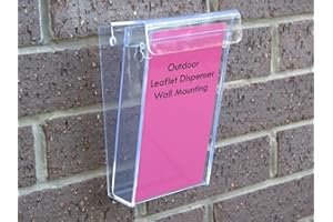 Wrights Plastics GPX Outdoor Leaflet Dispenser- Wall Mounting: 1/3 A4