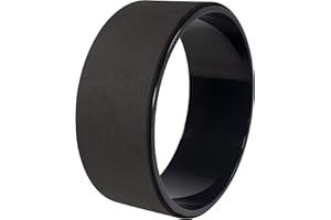 SIGNATURE FITNESS Fitvids Yoga-Rad zum Dehnen – Bequeme Unterstützung für Posen und Rückenbeugen, mehrere Farben