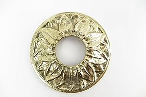 CLEVER-DEKO Roseta pared latón fundido para grifo jardín agua grifo exterior grifo wandabdeckung Antiguo Estilo Modernista Tuerklinken-shop