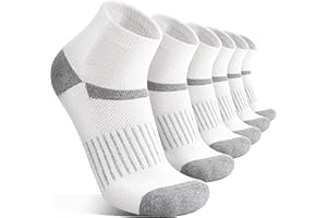 MOSEY KOSY 6 Paires de Chaussettes en Laine Mérinos pour Hommes et Femmes Thermiques Respirantes pour Randonnée Marche Course Travail et Hiver