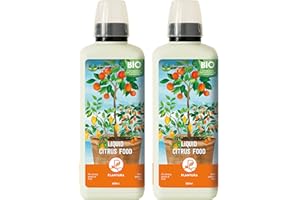 Plantura Liquid Citrus Food, Fertiliser for Citrus & Mediterranean Plants, 100% Animal-Free, 1.6L