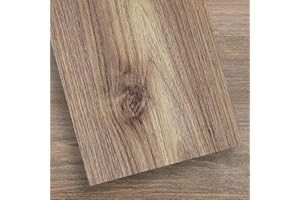 TIBBERS Suelo Vinílico Autoadhesivo, 2 Lamas de 15 x 91 cm (Pack Prueba), PVC Impermeable y Recortable, Alta Adherencia, Imitación Madera, SMD006