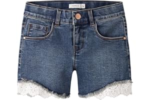 NAME IT Mädchen Nkfsalli Slim Dnm Shorts 5372-ha Noos