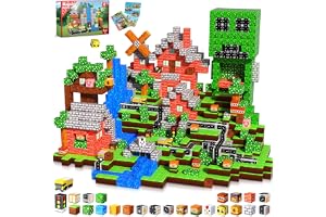 Annexfun Magnetiska Byggklossar 150pcs - Magnetiska Klossar med Stadsäventyr, Vägar, Trafikljus & Bin