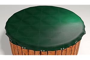 GRASEKAMP Qualität seit 1972 Lona para Piscina Redonda, 460 cm, 520 cm, Verano e Invierno