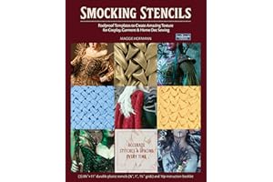 Smocking Stencils: Foolproof templates to create amazing texture for cosplay, garment & home dec sewing (Fast2mark)
