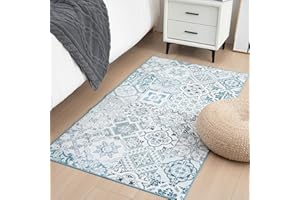 Vamcheer Tappeto Salotto Pelo Corto - Tappeti Moderni Camera da Letto Grandi Dimensioni Verde,Tappeto Cucina Antiscivolo Lavabile,Ingresso Interno Palestra,Ufficio,Corridoio,80x150