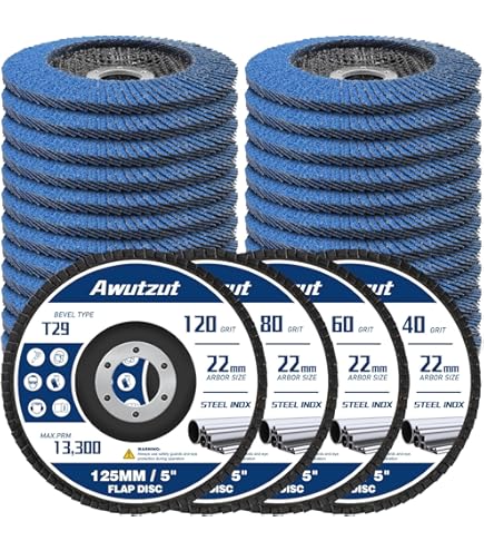 Dischi Lamellari Grana 40 115mm "SAIT" 10 PEZZI – FC Ferramenta Di - Foto 11