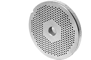 WolfCut INOX - Dischi forati compatibili con tritacarne Porkert misura 22 (2,0 mm)