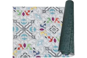 ‎ANRO ANRO Küchenteppich Küchenläufer Teppich Läufer Küche waschbar rutschfest Valentina Abwaschbar 200 x 52cm