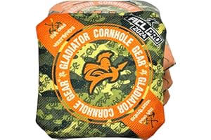 GLADIATOR CORNHOLE GEAR Gladiator | ACL Cornhole Bags | Professionelle Cornhole Bags Slick and Stick | Reguläre Größe Gewicht