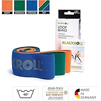 BLACKROLL  Fitnessband Loop Band Trainingsband Gymnastikband Sportband mit starker Dehnbarkeit, One Size, AMLBBE