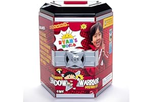 RYAN'S WORLD 200773.002 Warrior Case with Exclusive Figures and Ninja Themed Toys, Multi, 22.2 x 25.4 x 31.4 Centimeters