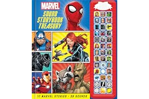 Marvel - Spider-man, Avengers, Black Panther, and More! Sound Storybook Treasury - PI Kids (Play-a-Sound)
