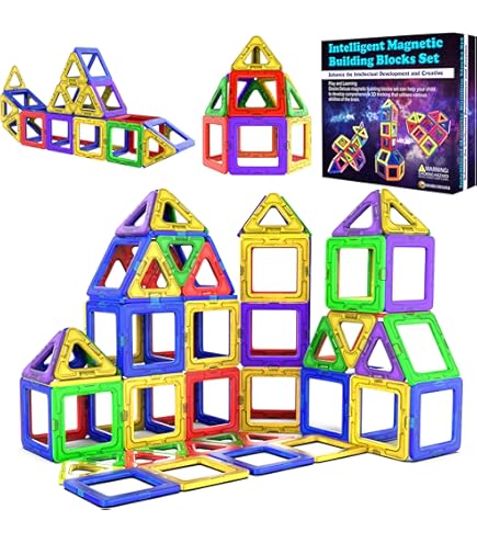 148 delen magnetische bouwstenen voor kinderen, magnetisch speelgoed met magneten, bouwstenen speelgoed vanaf 3 jaar, bouwblokken kinderspeelgoed, magneetspel voor jongens en meisjes, cadeau voor
