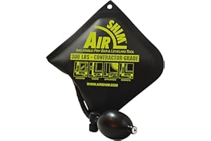 Calculated Industries 1190 AirShim Barra de Palanca Inflable y Herramienta de Nivelación, Certificado para Soportar 135 Kgs