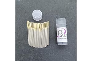 PAZAZZ Cross Stitch Needles Embroidery Tapestry Gold Tail Sizes 22, 24, or 26 Pack of 30 (26)