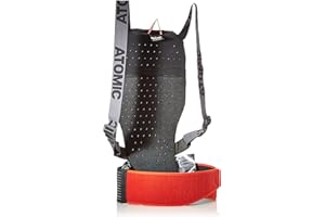 Atomic Unisex Back Protector for Skiing, Live Shield Model, Extendable, Size XS, Black, AN5205020XS