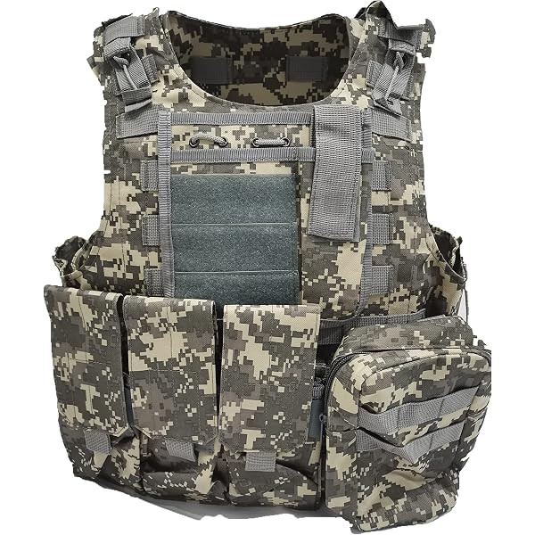 Épaulières Tactiques Rembourrées - 2 Pièces - Respirantes Avec Fixation MOLLE - Pour Gilet Pare-Balles, Sac à Dos