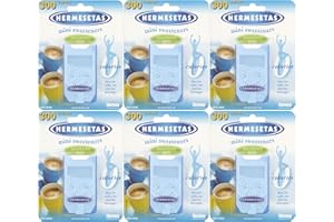 Hermesetas 6 mini boîtes d?édulcorants contenant 300 comprimés chacun