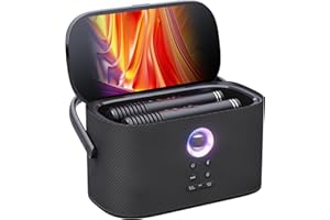 Ikarao Portable Karaoke Machine for Adults Kids, Built-in Lyrics Display and Screen, 2 Self-Charging Wireless Mics, Karaoke App, Connect to TV, Bluetooth Speaker PA System for Home Outdoor Party