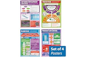 Developing a Solution Posters - Set of 4 | Computer Science Posters | Laminated Gloss Paper measuring 850mm x 594mm (A1) | STEM Posters for the Classroom | Education Charts by Daydream Education