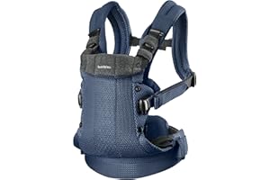 BabyBjörn Marsupio Harmony Mesh 3D, Blu navy