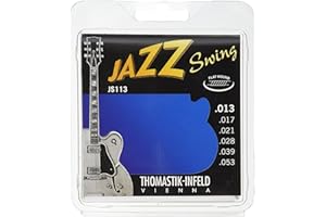 THOMASTIK-INFELD Struny Thomastik do gitary elektrycznej Jazz Swing Series Nickel Flat Wound zestaw JS113 Medium .013-.053w