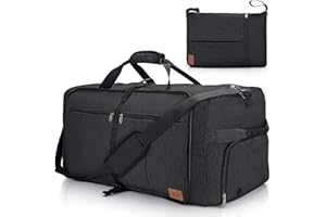 Urtala Faltbare Reisetasche für Herren & Damen, 120L Groß Weekender Übernachtungstasche mit Schuhfach, wasserdichte Handgepäck Tasche/Sporttasche