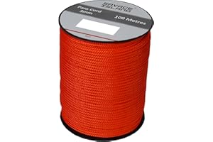 Savage Island 100m Spool of 3mm Paracord / Parachute Cord for Camping, Outdoors, Crafts, Climbing, Gardening, Survival, Army, DIY, Bivouac, Hammock, Tents