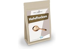 ‎MR. BROWN 1000g Hefeflocken, ideal als Topping für viele Gerichte, vegan (1 kg - neutral)